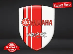 Yamaha Sticker Cupola Stile Tuning Logo Sport Cupola